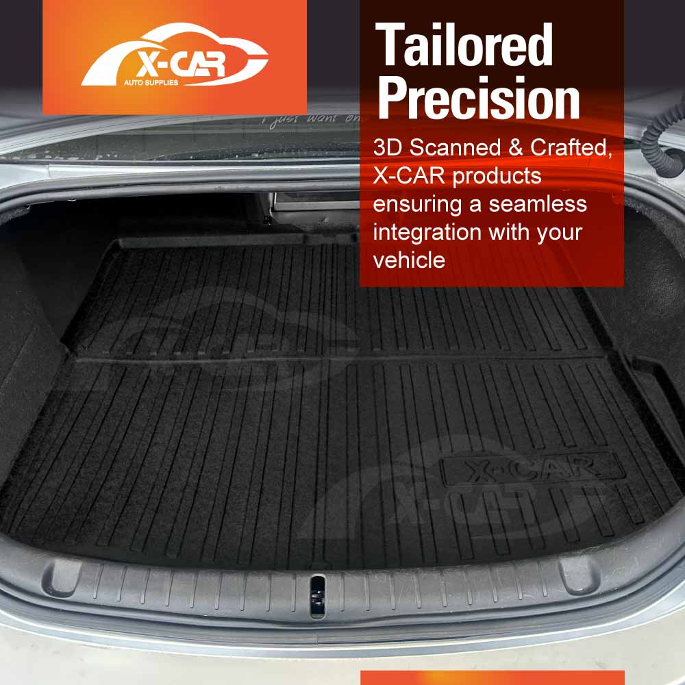 3D Floor Mats Boot Liner Set for Holden Special Vehicles HSV Senator 2013-2017 All Weather Heavy Duty Cargo Car Trunk Luggage Tray