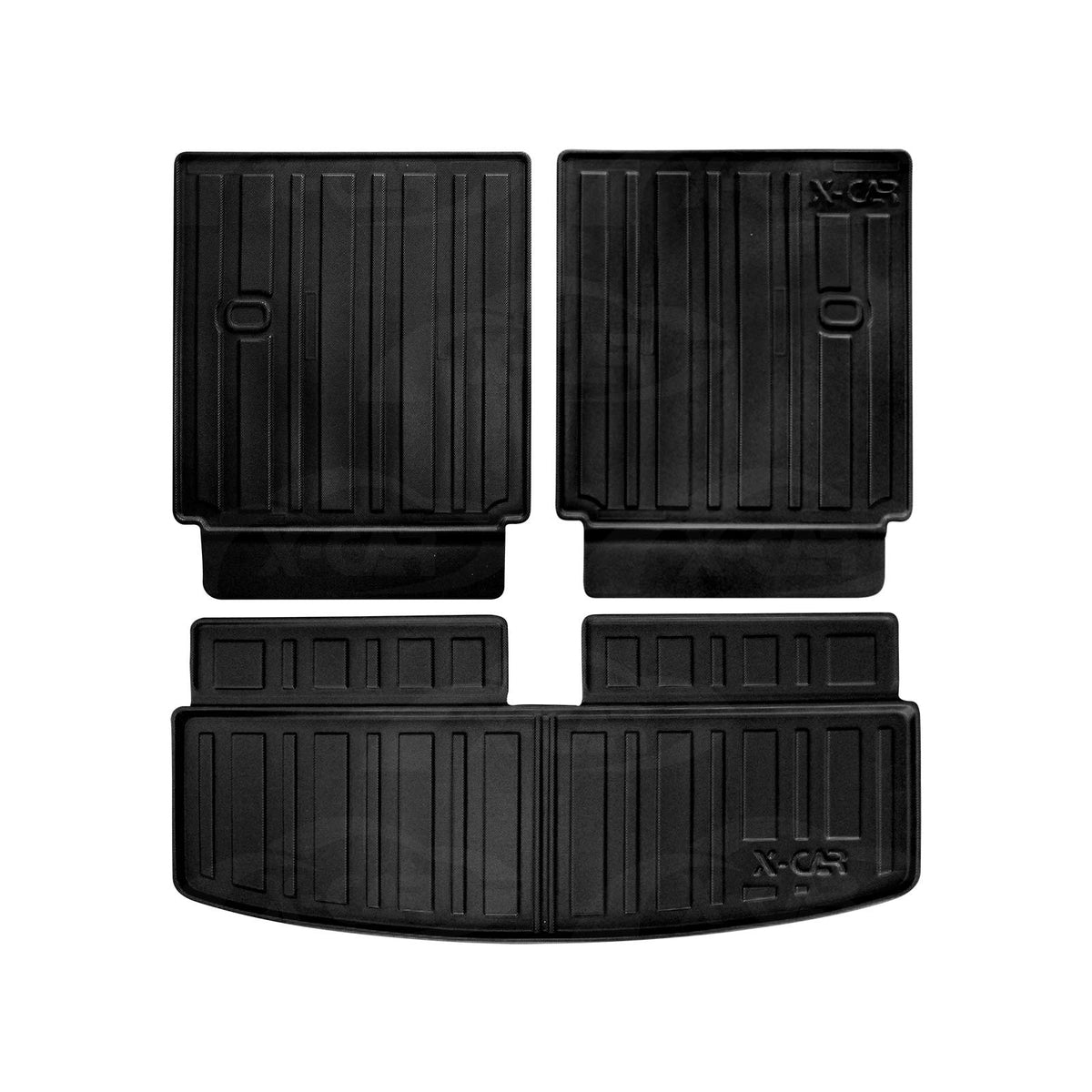 Boot Liners for Holden Trailblazer 2016-2022 All Weather Heavy Duty Cargo Trunk Mat Luggage Tray Car Accessories 3 Pcs Set