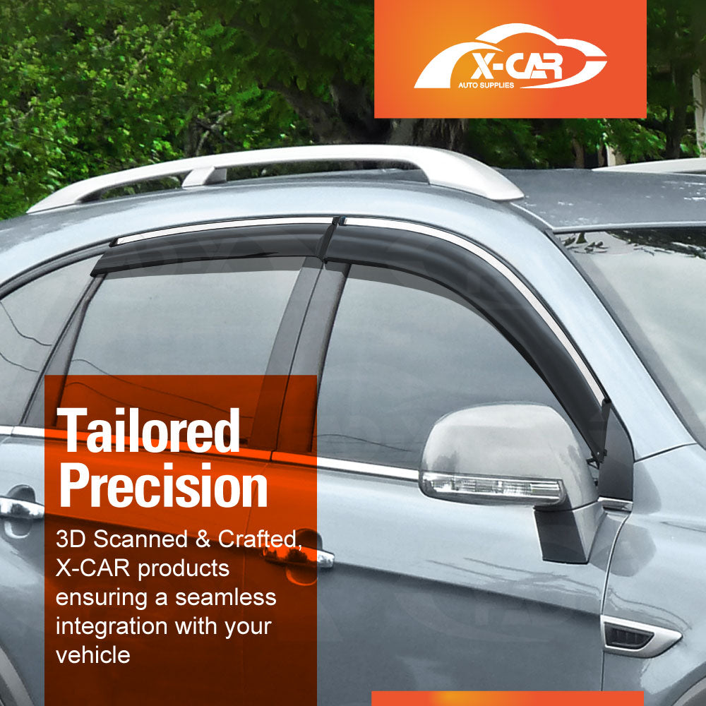 Weathershields for Holden Captiva 2006-2017 Car Weather Shields Wind Deflectors Window Sun Visor 4 Pcs