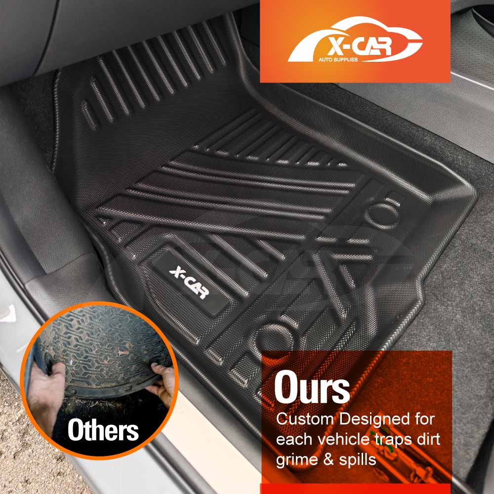 Floor Mats Boot Liner Set for Mercedes-Benz G-Class W463 2019-Onwards All Weather Heavy Duty Cargo Car Trunk Luggage Tray