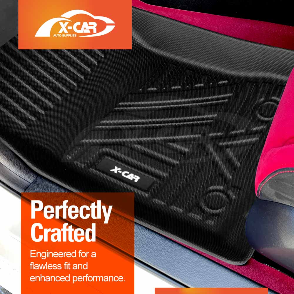 3D Floor Mats Boot Liner for Honda Civic Hatch 11th 2021-2024 All Weather Heavy Duty Cargo Car Trunk Luggage Tray