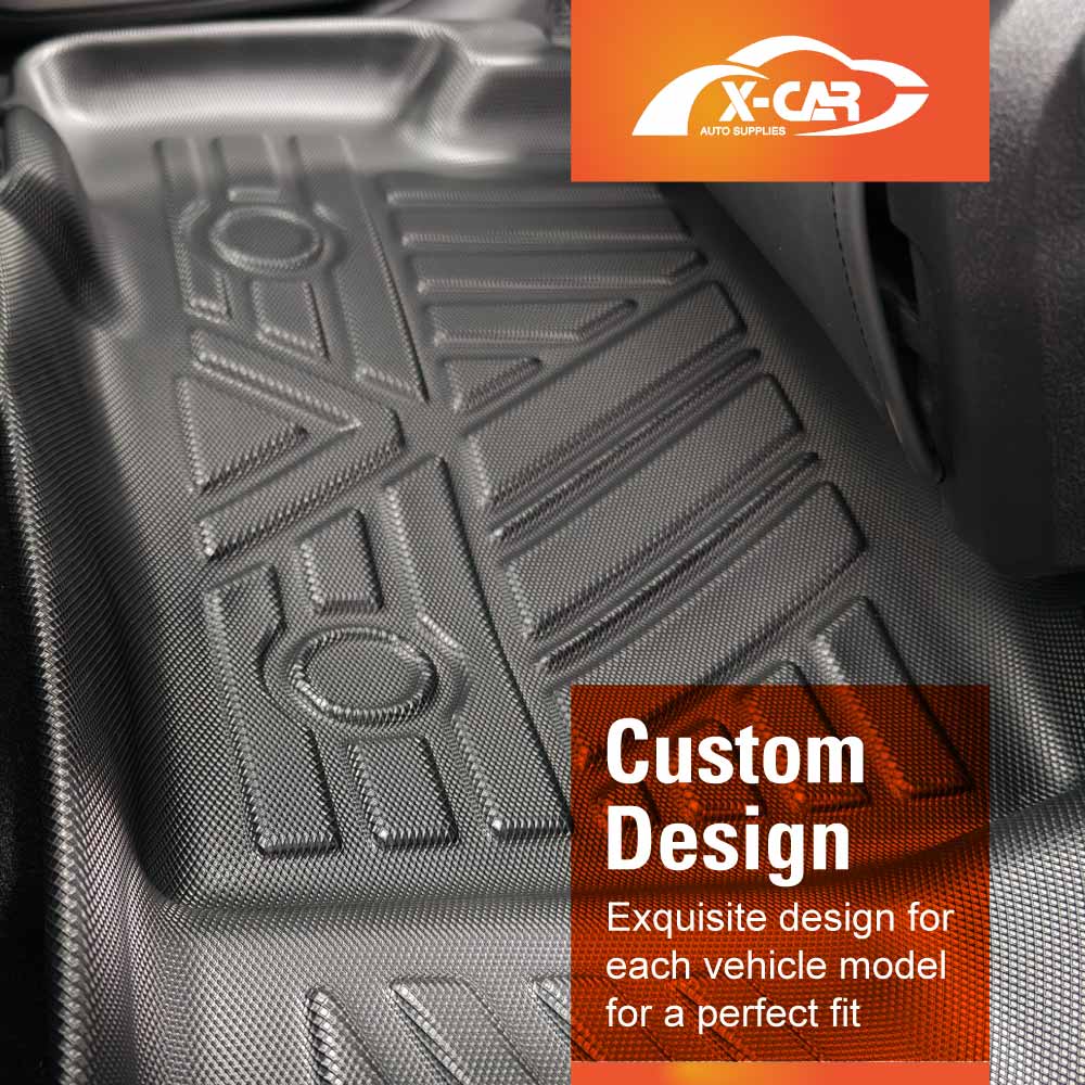 3D Floor Mats Boot Liner for Honda Civic Hatch 11th 2021-2024 All Weather Heavy Duty Cargo Car Trunk Luggage Tray
