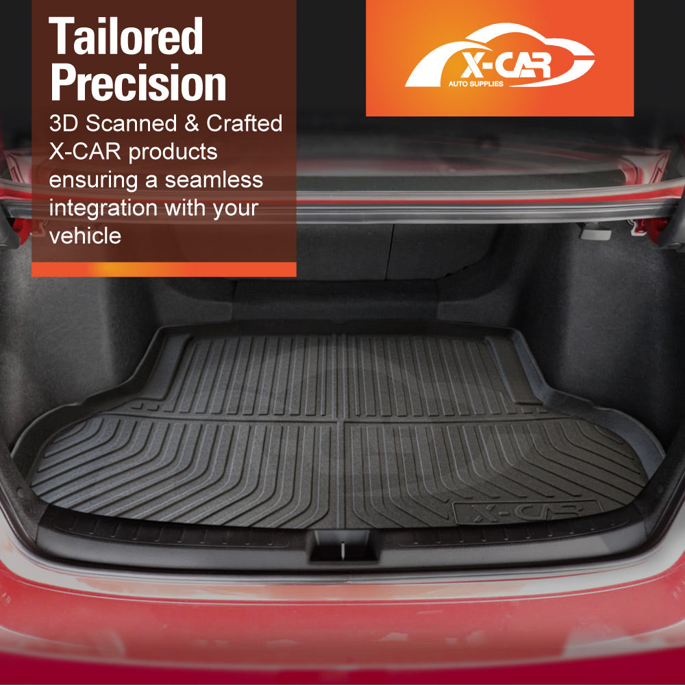 3D Floor Mats Boot Liner for Honda Civic Sedan 10th 2016-2021 All Weather Heavy Duty Cargo Car Trunk Luggage Tray