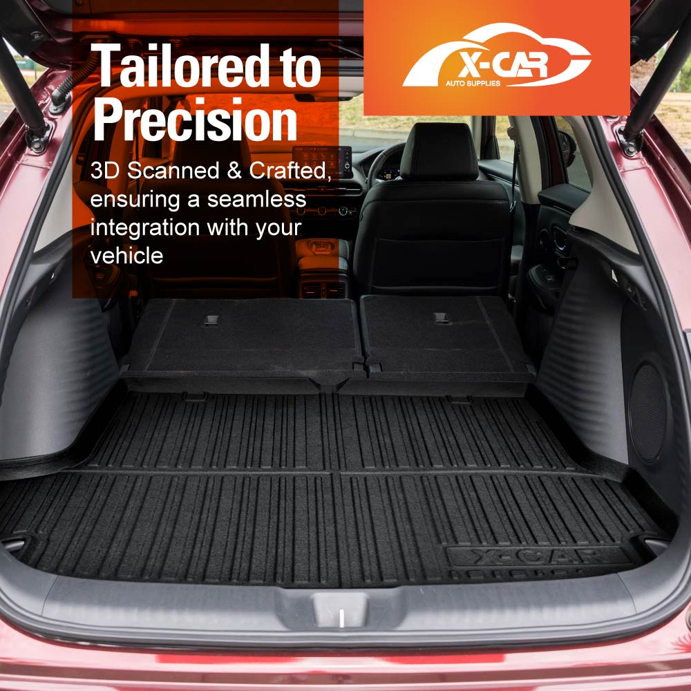 3D Floor Mats Boot Liner for Honda ZR-V ZRV 2023-Onwards All Weather Heavy Duty Cargo Car Trunk Luggage Tray