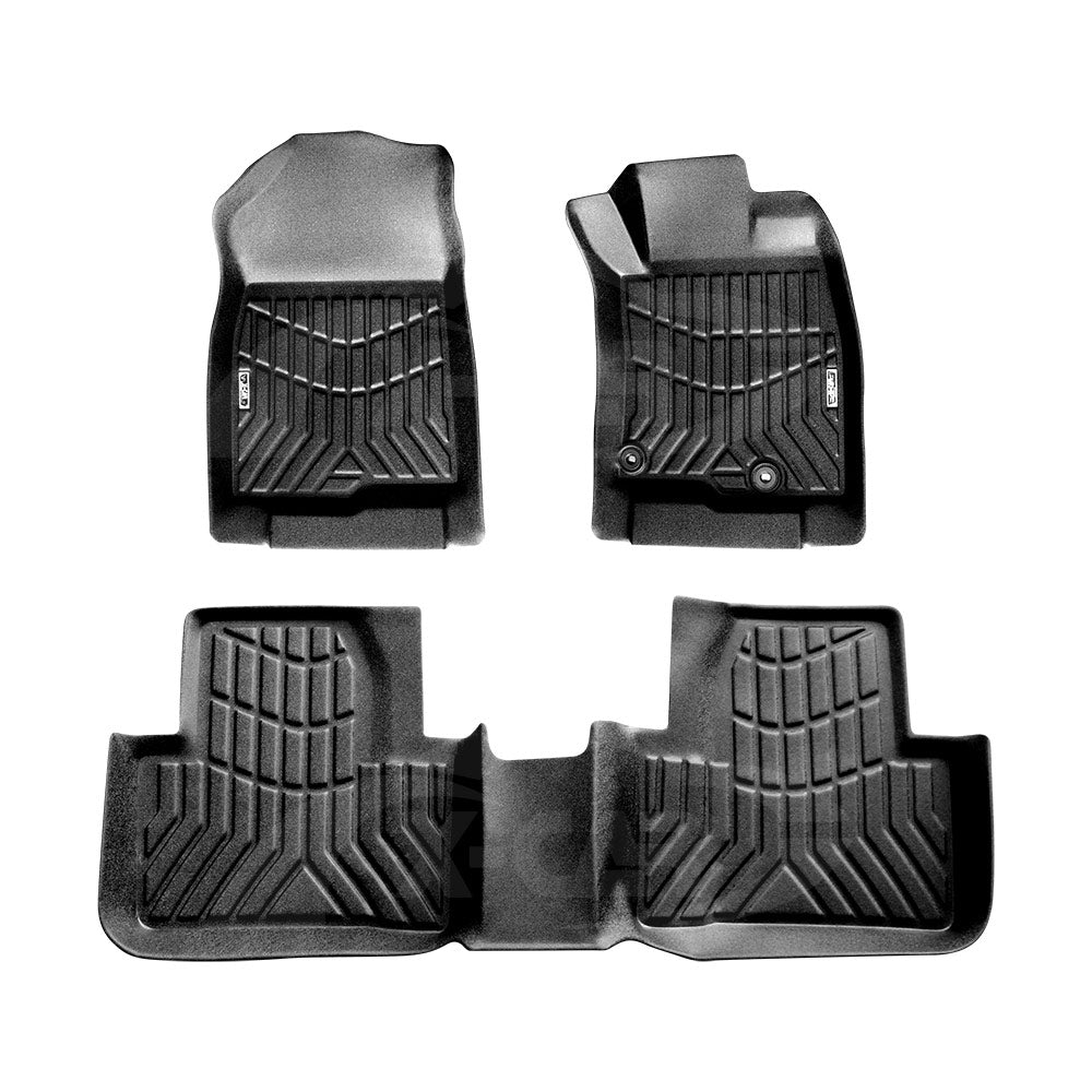 3D All-Weather Floor Mats for Honda Civic 10th 2016-2021 Heavy Duty Customized Car Floor Liners Full Set Carpet