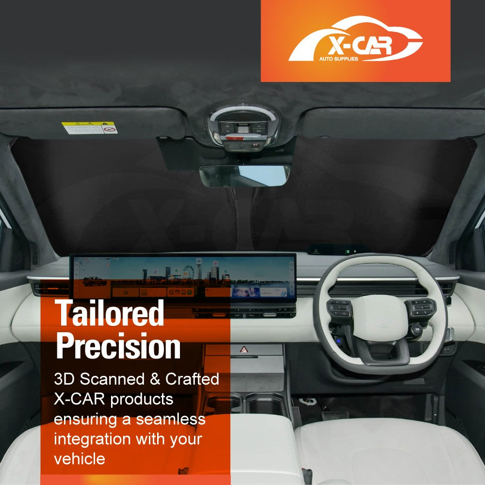 WindScreen Sun Shade for Hyundai ELEXIO 2025-Onwards Blocks UV Rays Sun Visor Protector Foldable Sunshade