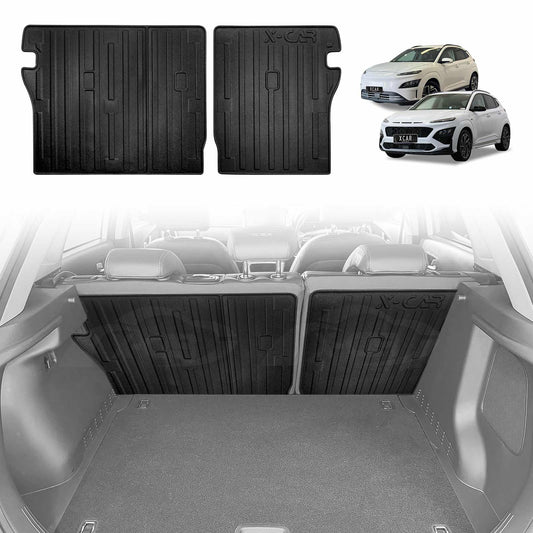 Back Seat Protector for Hyundai Kona 2017-2023 All Weather Heavy Duty Car Seat Kick Mats Cover Accessories