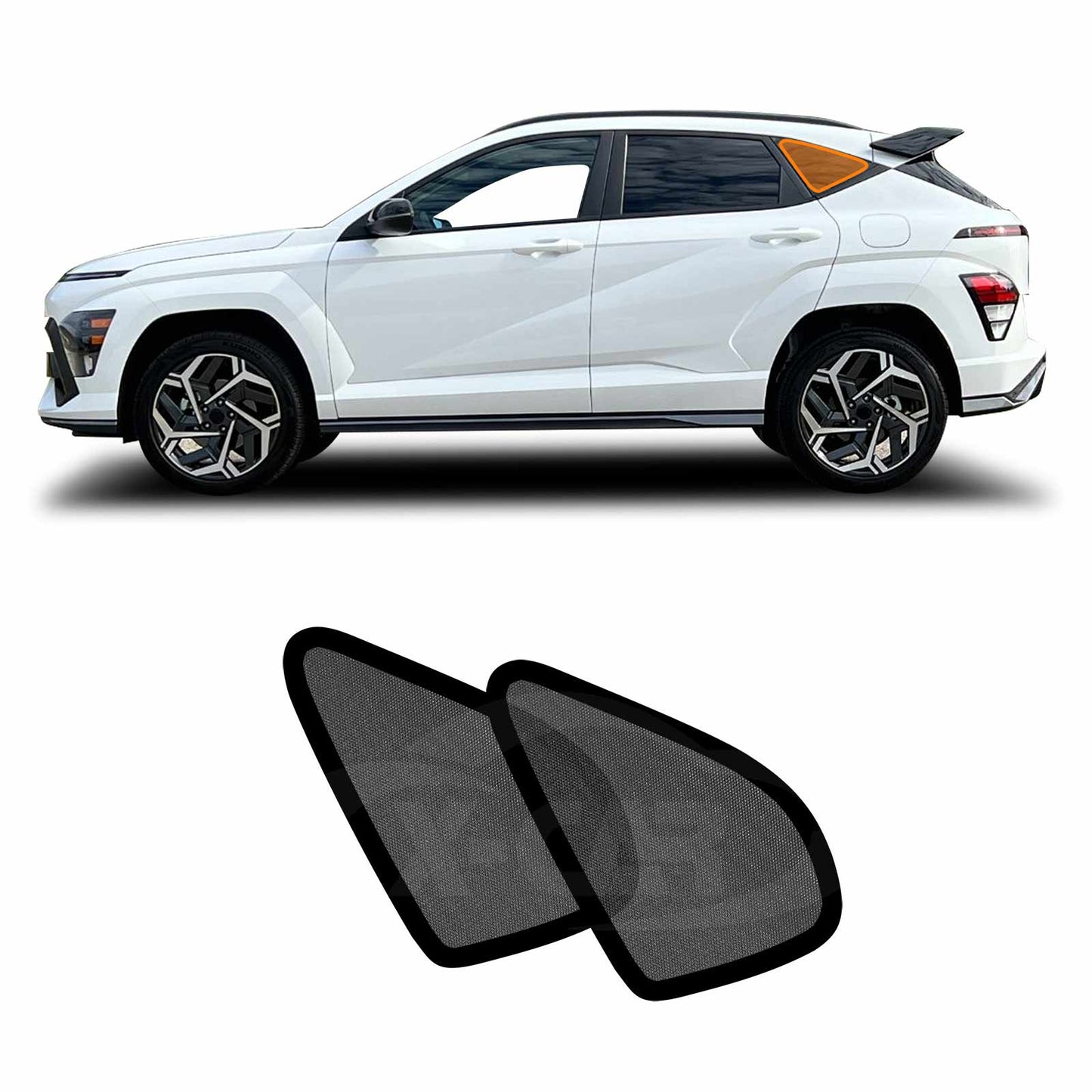 Port Window Sun Shade for Hyundai Kona 2023-2025 Car Sun Blind Mesh