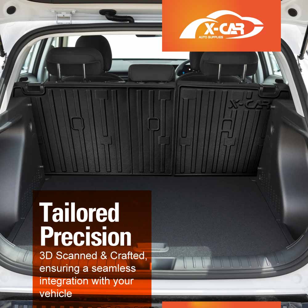 Back Seat Protector for Hyundai Kona 2023-2025 All Weather Heavy Duty Car Seat Kick Mats Cover