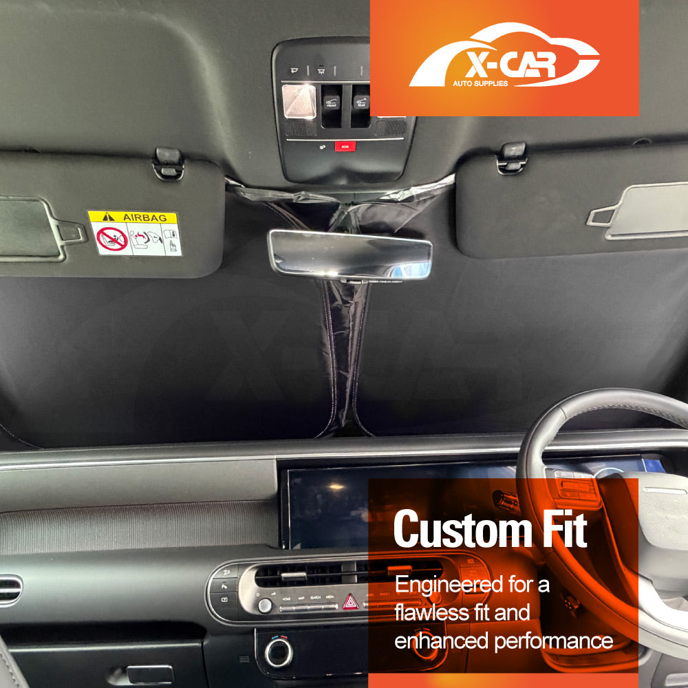 WindScreen Sun Shade for Hyundai Palisade 2026-Onwards Blocks UV Rays Foldable Custom Wind Screen Sun Visor Protector