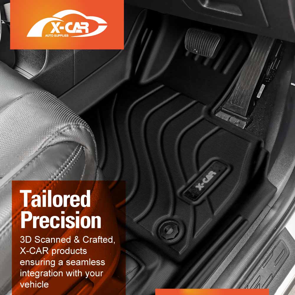 3D Floor Mats for Hyundai Palisade 2020-2025 Heavy Duty All Weather Car Mats Carpet Liner Set