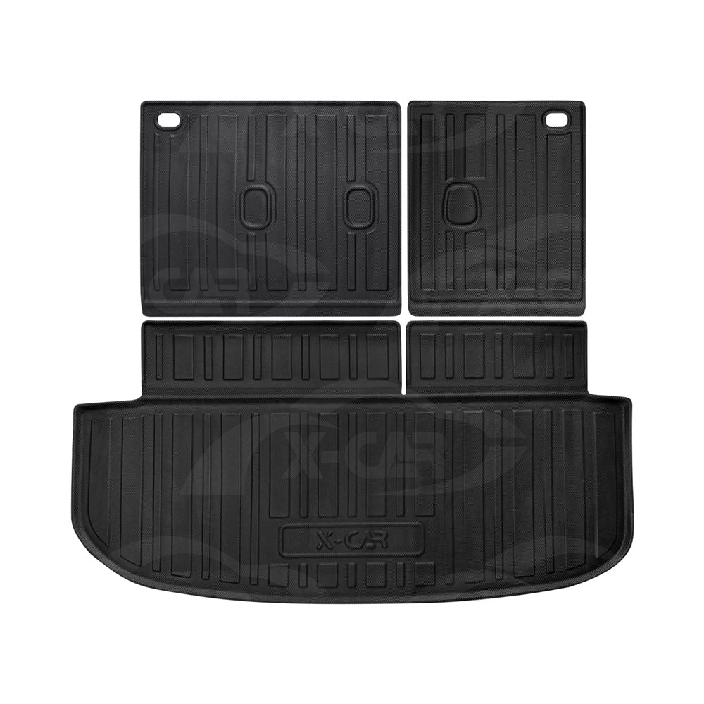Boot Liners for Hyundai Palisade LX2 Series 2020-2025 All Weather Heavy Duty Cargo Trunk Mat Luggage Tray Car Accessories 3 Pcs Set