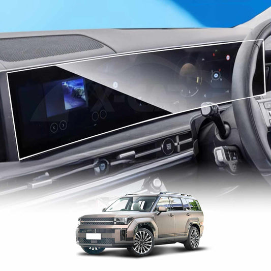 Screen Protector for Hyundai SantaFe Santa Fe 6/7 Seater 2024-2025 Navigation and Dashboard Touchscreen Anti-Scratch Cover