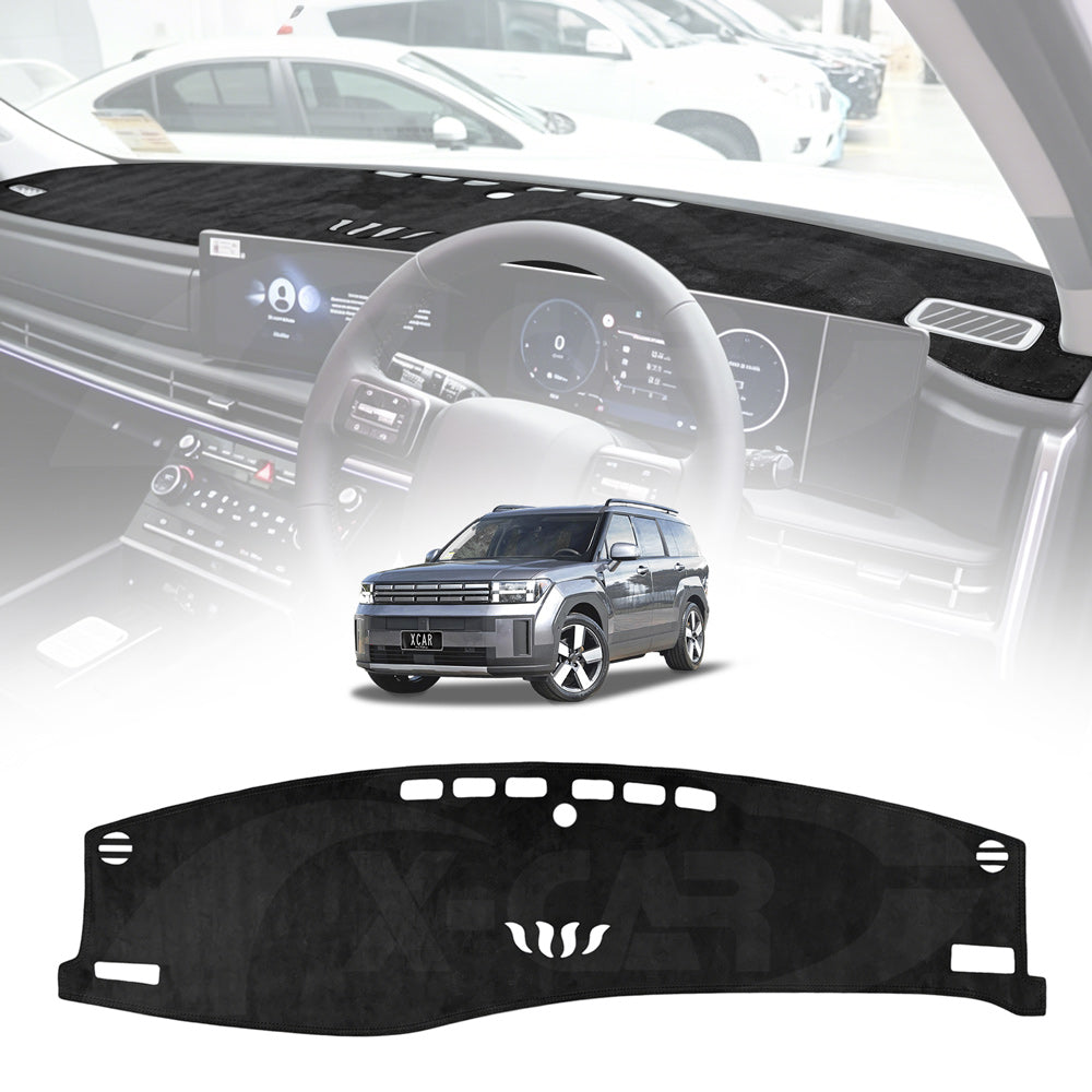 Dash Mat for Hyundai SantaFe Santa Fe 6/7 Seater 2024-Onwards Without HUD Non-Slip Microfiber Pad Cover Interior Accessories