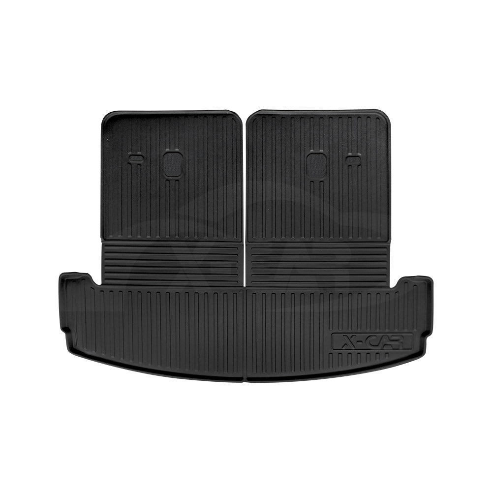 3D All Weather Boot Liner for Hyundai SantaFe Santa Fe 6/7 Seater 2024-2025 Heavy Duty Cargo Trunk Cover Mat Luggage Tray