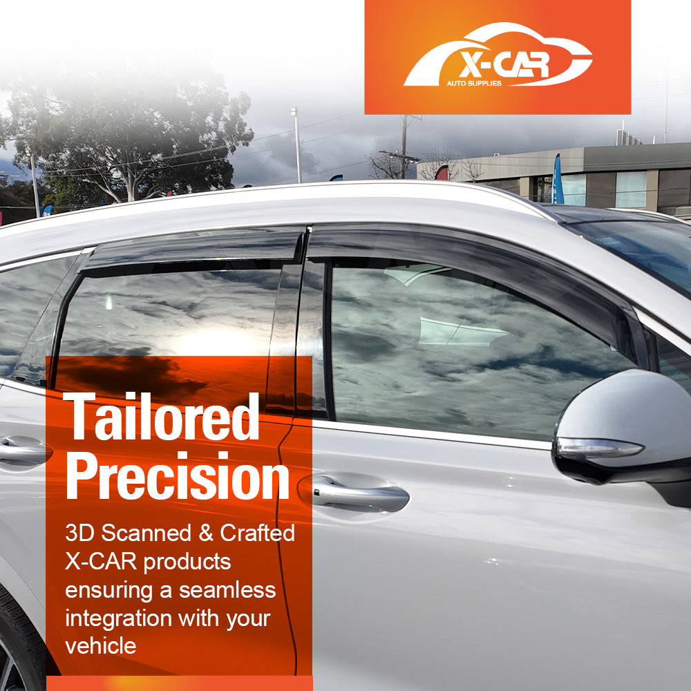 Weathershields for Hyundai SantaFe Santa Fe 2018-2023 Car Weather Shields Wind Deflectors Window Sun Visor 4-Piece Set