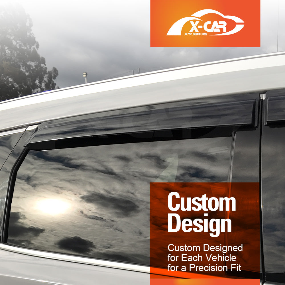 Weathershields for Hyundai SantaFe Santa Fe 2018-2023 Car Weather Shields Wind Deflectors Window Sun Visor 4-Piece Set