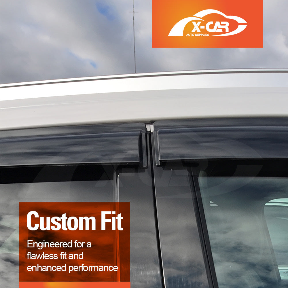 Weathershields for Hyundai SantaFe Santa Fe 2018-2023 Car Weather Shields Wind Deflectors Window Sun Visor 4-Piece Set