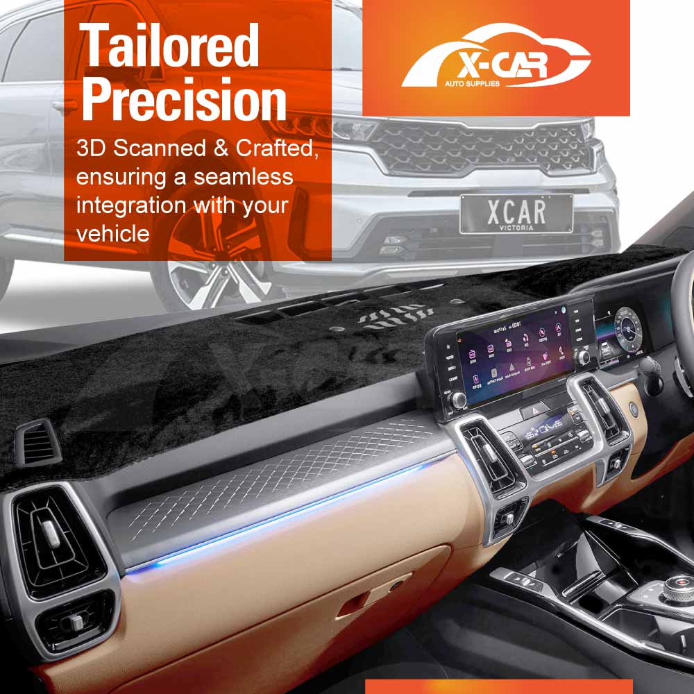 Dash Mat for Kia Sorento 2020-2025 Non-Slip Microfiber Pad Cover Interior Accessories