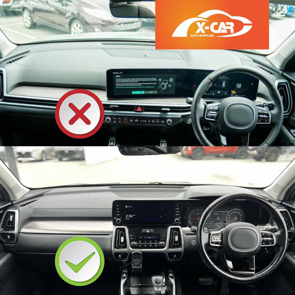 Dash Mat for Kia Sorento 2020-2025 Non-Slip Microfiber Pad Cover Interior Accessories