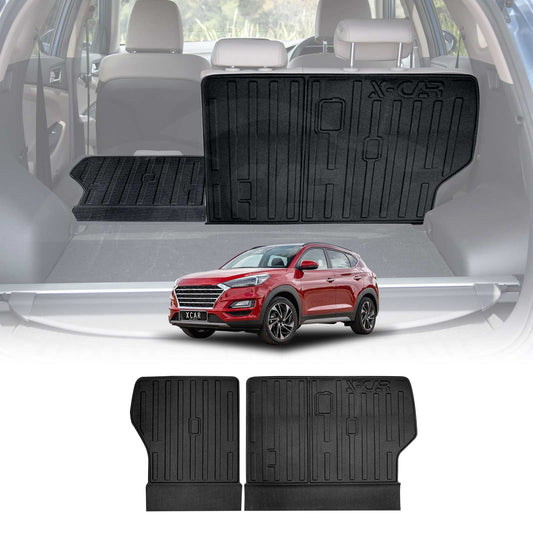Back Seat Protector for Hyundai Tucson 2015-2021 All Weather Heavy Duty Car Seat Kick Mats Cover