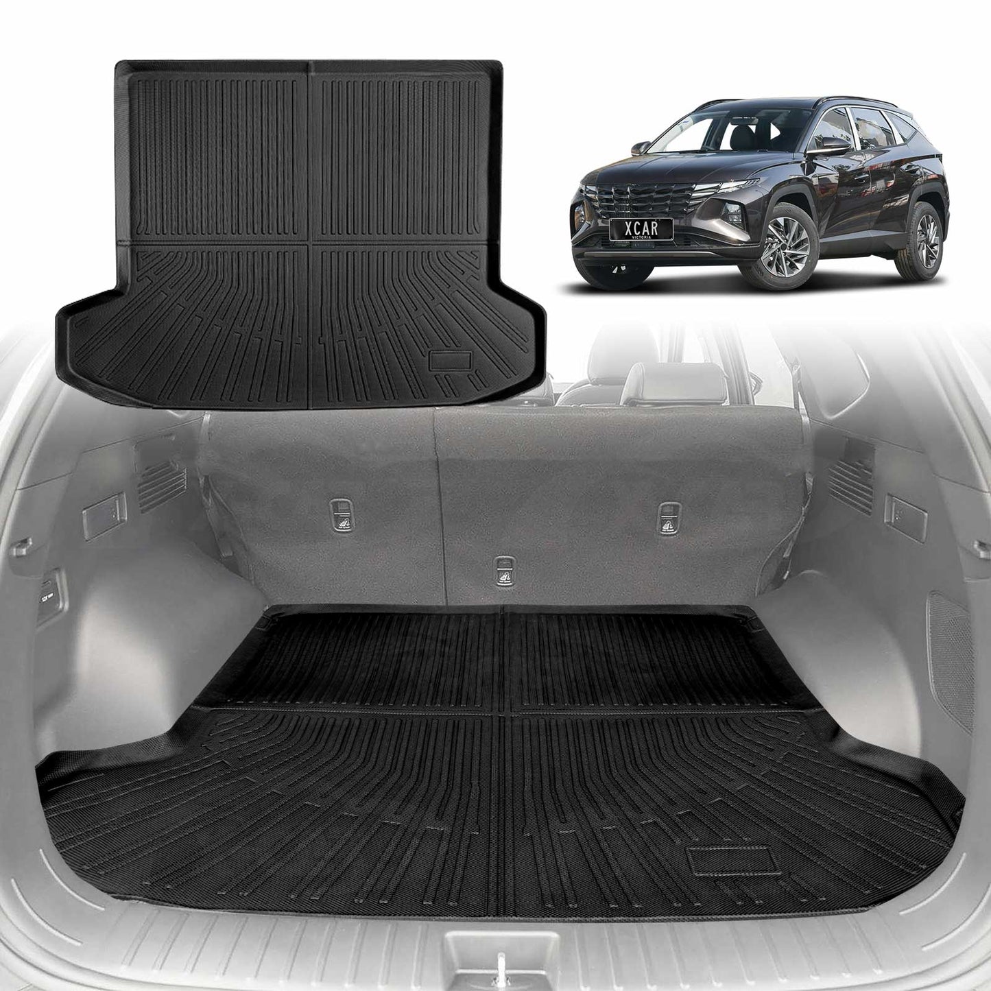 Boot Liner for Hyundai Tucson NX4 Hybrid 2021-Onwards All Weather Heavy Duty Cargo Trunk Cover Mat Luggage Tray Car Accessories