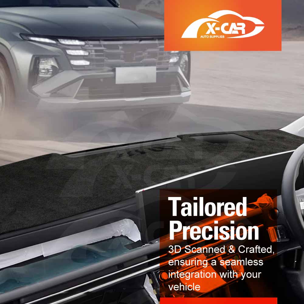 Dash Mat for Hyundai Tucson With HUD 2025-Onwards Non-Slip Microfiber Pad Cover Interior Accessories