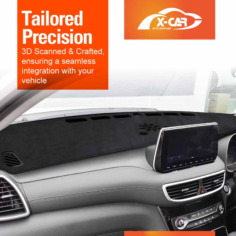 Dash Mat Pad Cover for Hyundai Tucson 2015-2021 Non-Slip Microfiber Pad Cover Interior Accessories