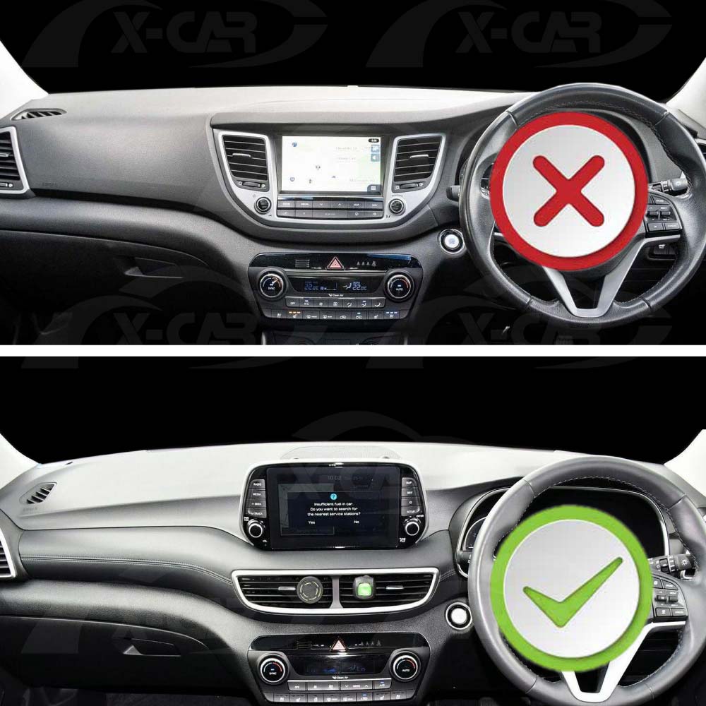 Dash Mat Pad Cover for Hyundai Tucson 2018-2021 Non-Slip Microfiber Pad Cover Interior Accessories