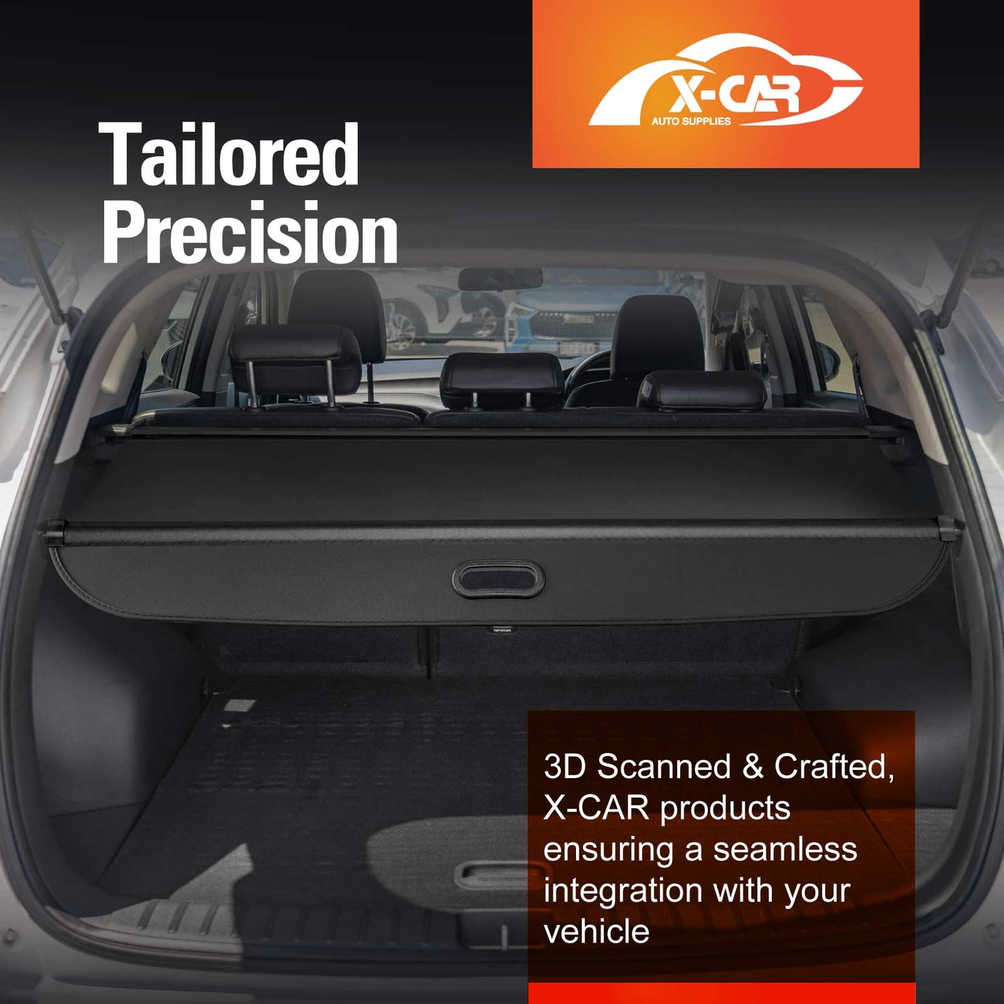 Retractable Car Trunk Shade Rear Cargo Security Shield Luggage Cover for Hyundai Tucson 2015 2016 2017 2018 2019 2020 2021