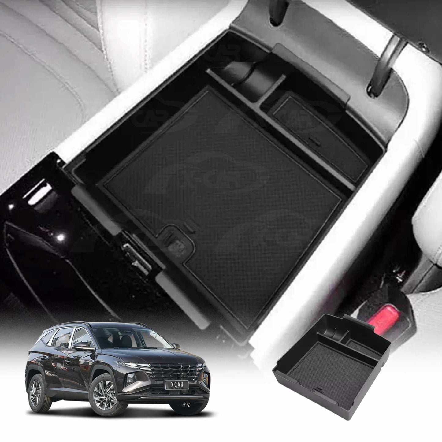 Armrest Organizer Tray for Hyundai Tucson NX4 V3 2025-Onwards Centre Console Storage Box Accessories