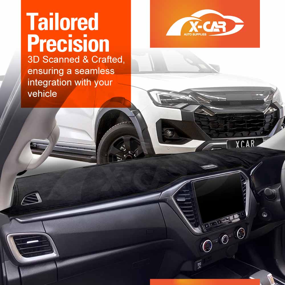 Dash Mat for ISUZU D-MAX DMAX Dual Cab 2020-Onwards Non-Slip Microfiber Pad Cover Interior Accessories