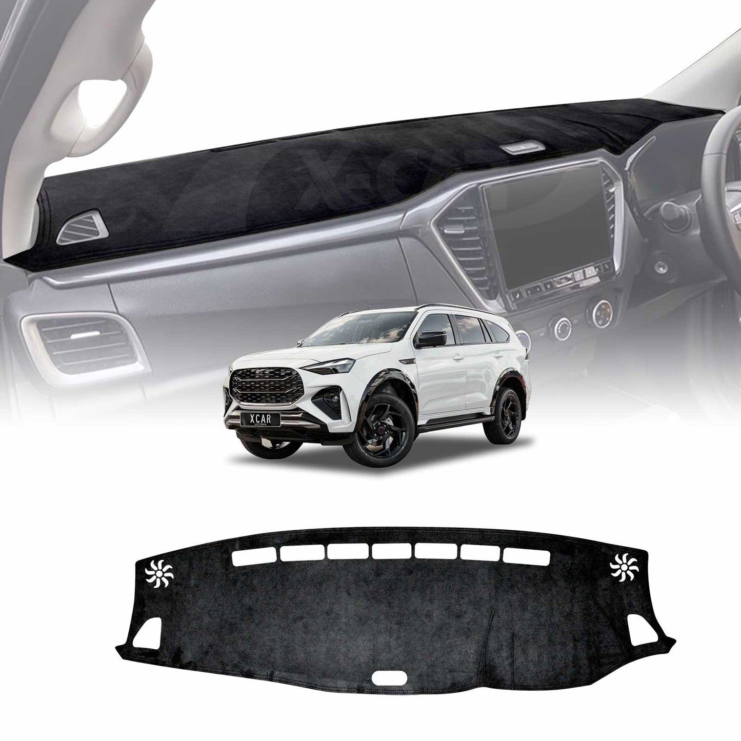 Dash Mat for Isuzu MU-X MUX 2022-Onwards Non-Slip Microfiber Pad Cover Interior Accessories