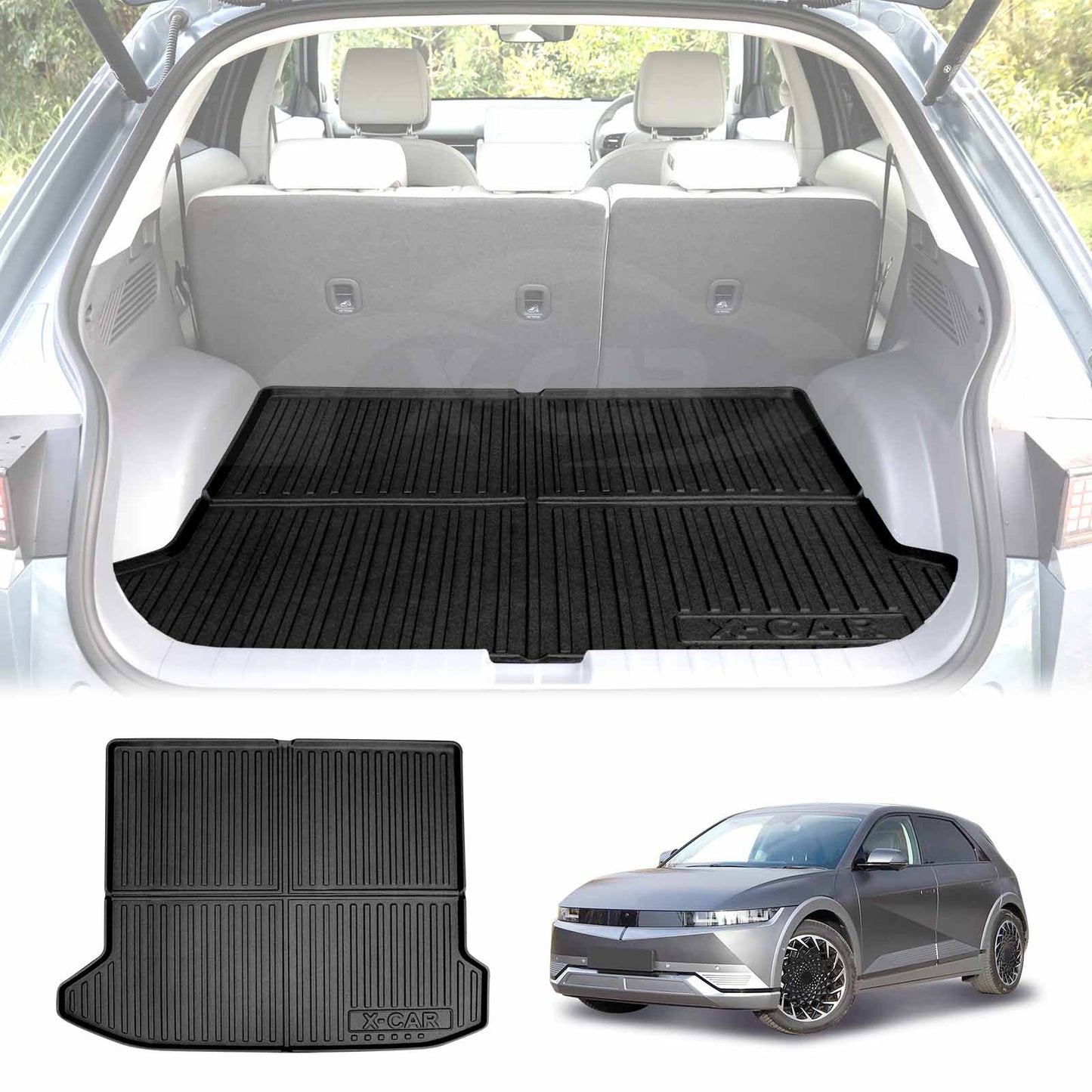 Boot Liner for Hyundai IONIQ 5 IONIQ5 2021-2025 Heavy Duty Cargo Trunk Mat 3D All-Weather Luggage Tray