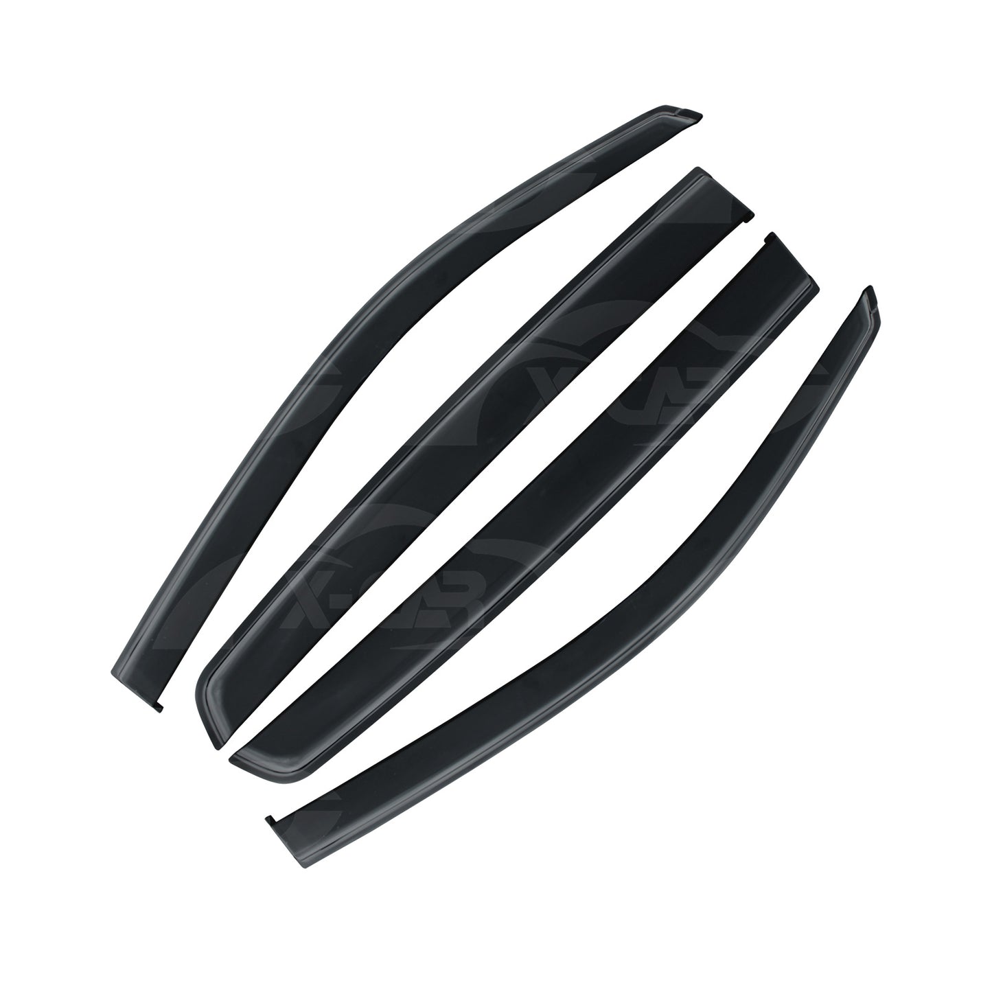 Weathershields for Isuzu D-MAX Dual Cab 2012-2020 Car Weather Shields Wind Deflectors Window Sun Visor 4-Piece Set
