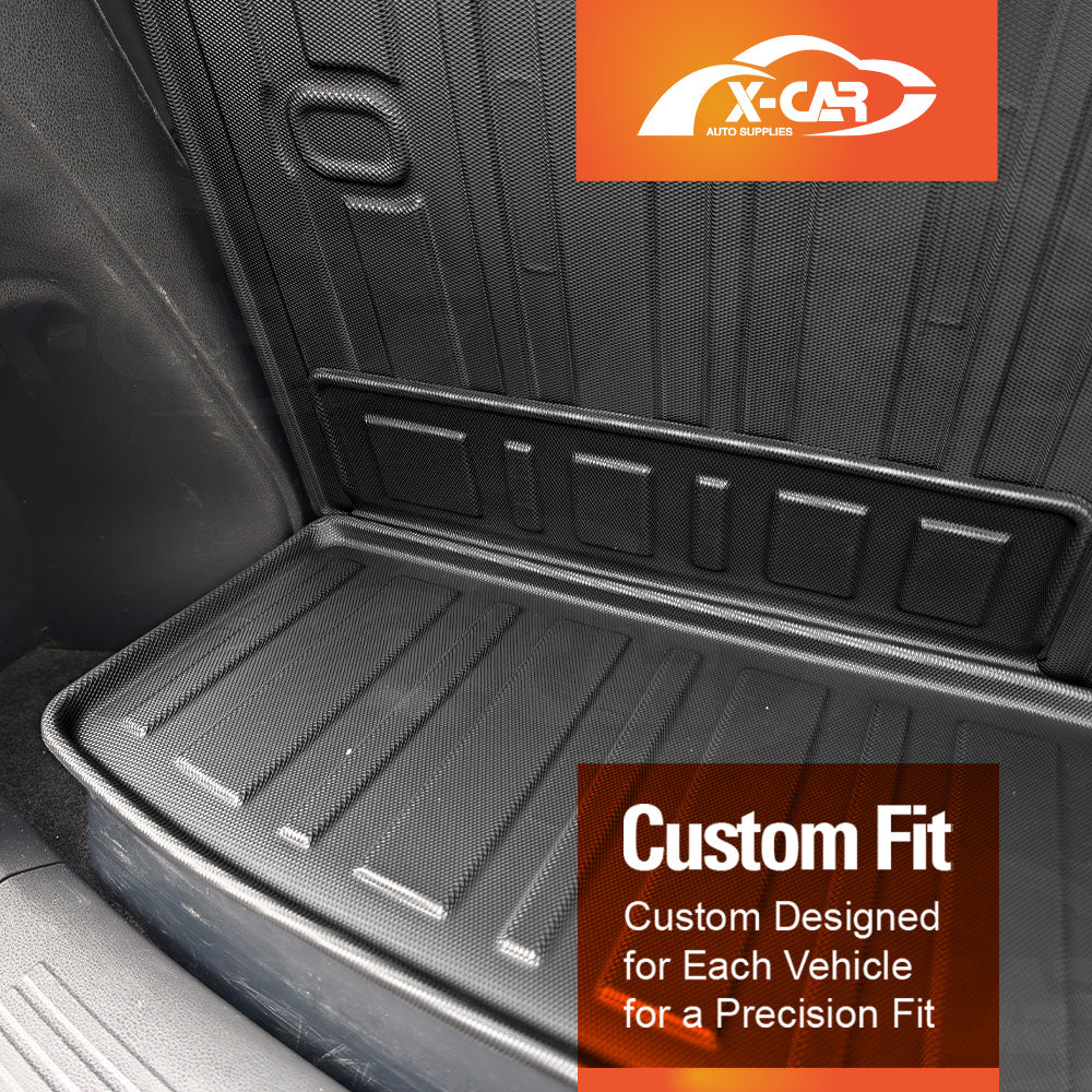3 Pcs Boot Liners for Isuzu MU-X MUX 2013-2021 All Weather Heavy Duty Cargo Trunk Mat Luggage Tray Car Accessories
