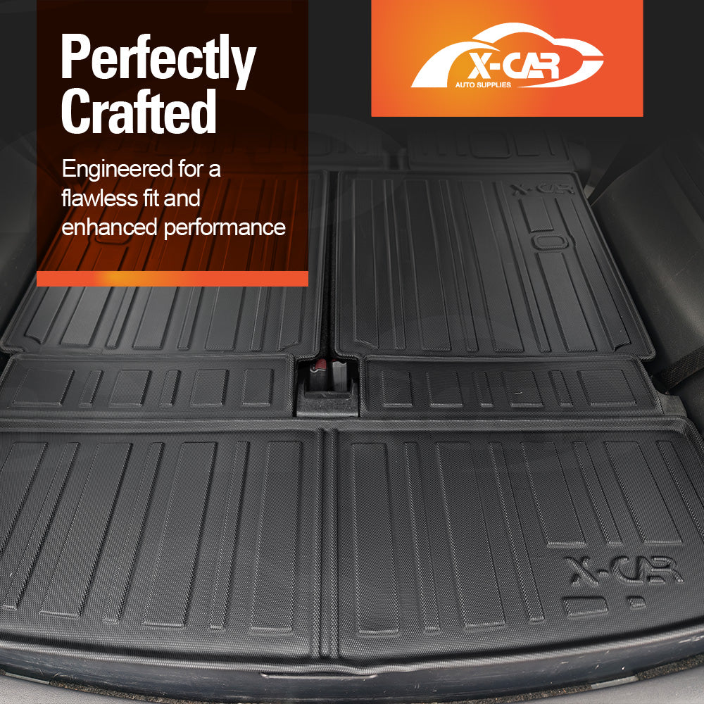 3 Pcs Boot Liners for Isuzu MU-X MUX 2013-2021 All Weather Heavy Duty Cargo Trunk Mat Luggage Tray Car Accessories