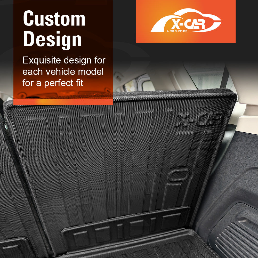 3 Pcs Boot Liners for Isuzu MU-X MUX 2013-2021 All Weather Heavy Duty Cargo Trunk Mat Luggage Tray Car Accessories