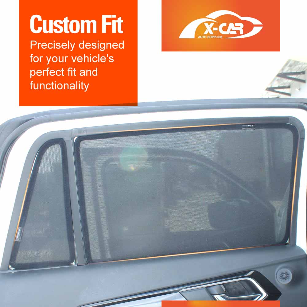 Port Rear Window Sun Shade for Isuzu MU-X MUX 2022-Onwards Car Sun Blind Mesh