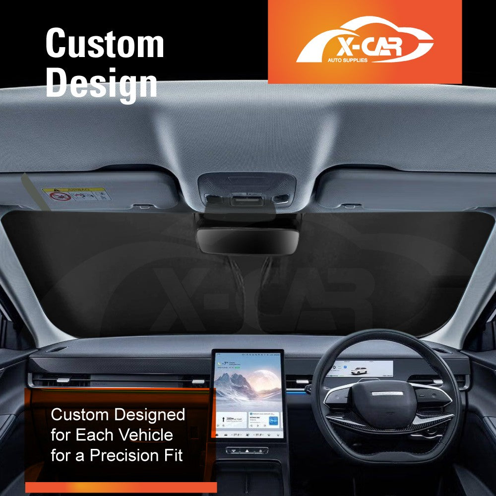 WindScreen Sun Shade for Jaecoo J5 EV 2025-Onwards Blocks UV Rays Foldable Custom Wind Screen Sun Visor Protector