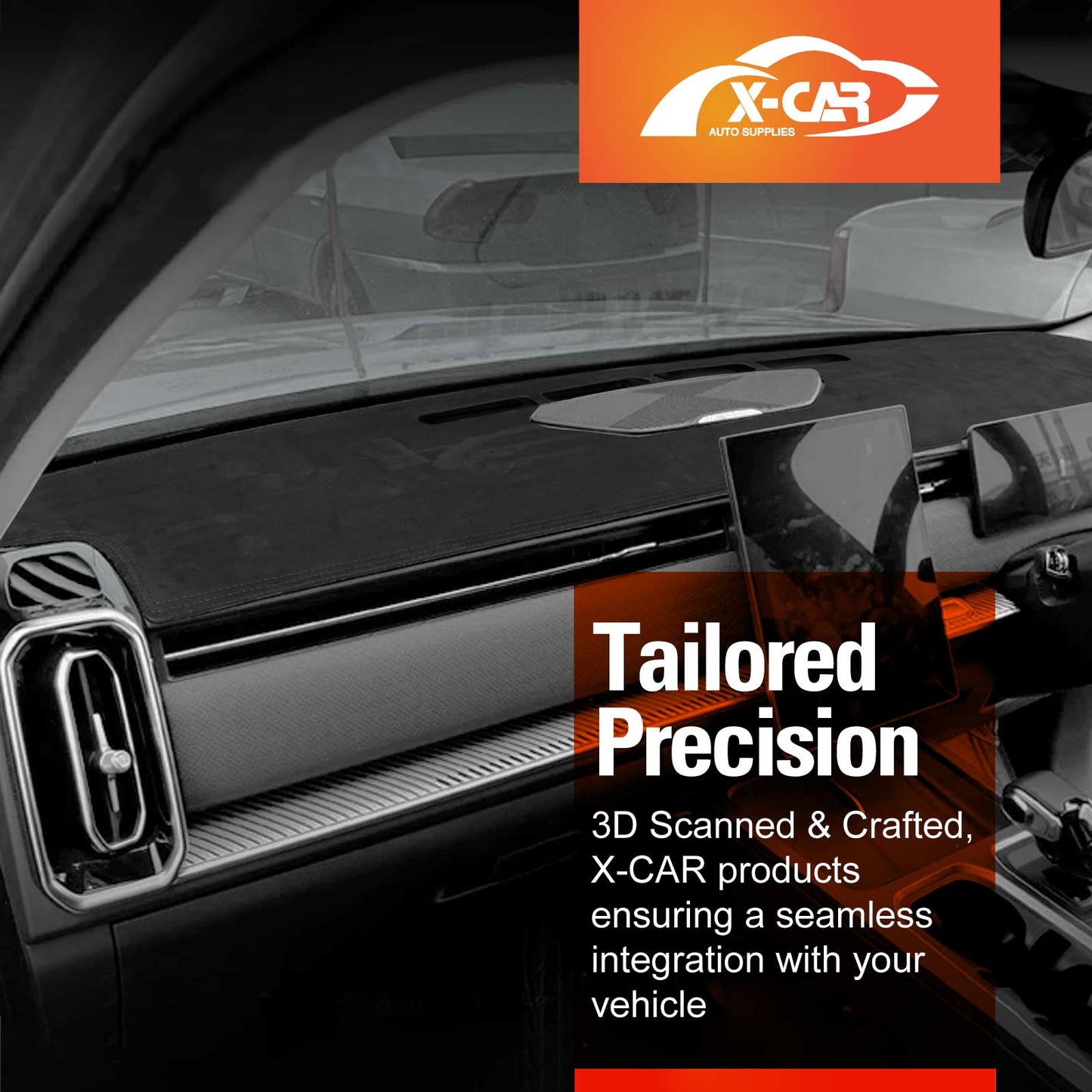 Dash Mat for Jaecoo J7 Series 2024-Onwards With HUD Non-Slip Microfiber Pad Interior Accessories