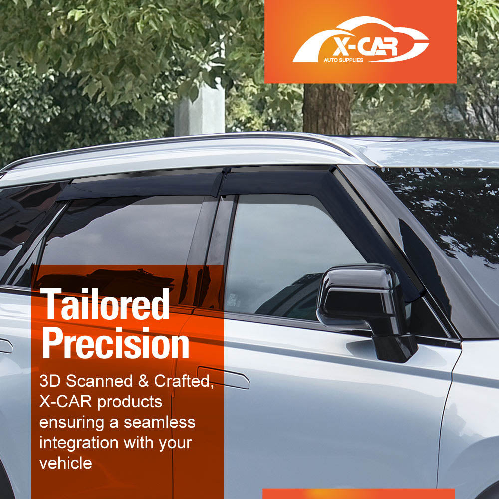 Weathershields for Jaecoo J7 2024-Onwards Car Weather Shields Wind Deflectors Window Sun Visor 4 Pcs