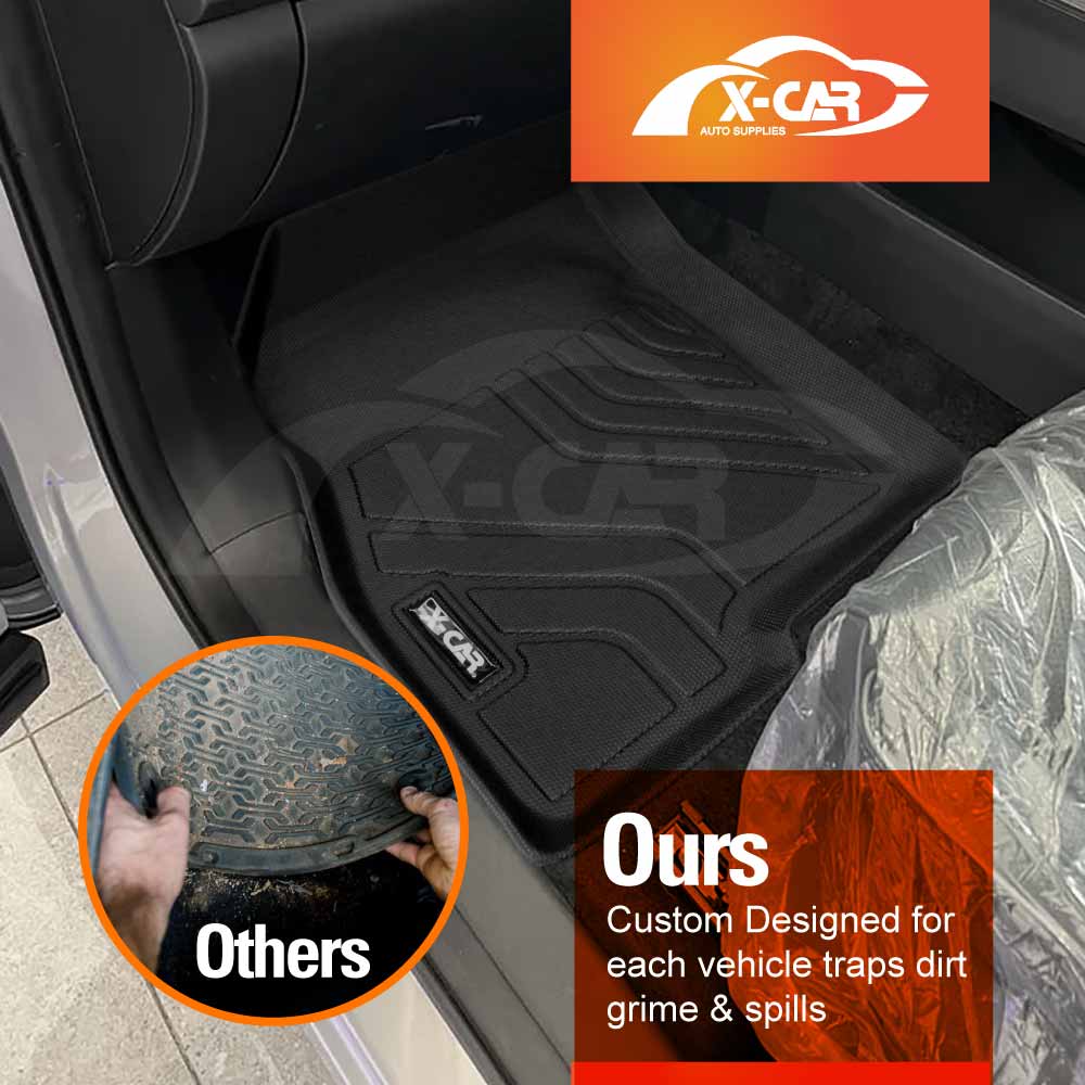 Floor Mats Boot Liner Set for Jaecoo J7 Lower Boot Level 2024-Onwards All Weather Heavy Duty Car Trunk Cargo Kick Back Seat Protector Cover