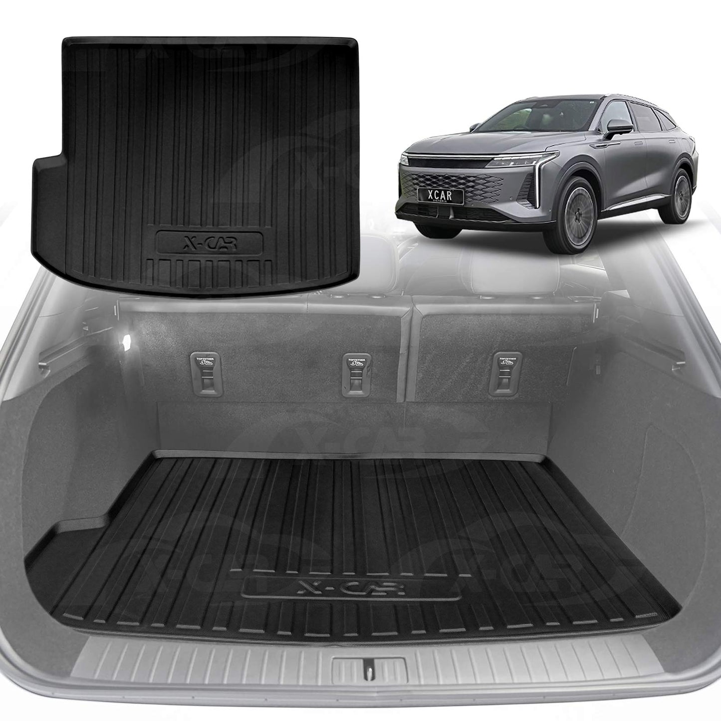 Boot Liner for Omoda Omoda 9 2025-Onwards All Weather Heavy Duty Cargo Trunk Mat Luggage Tray Car Accessories