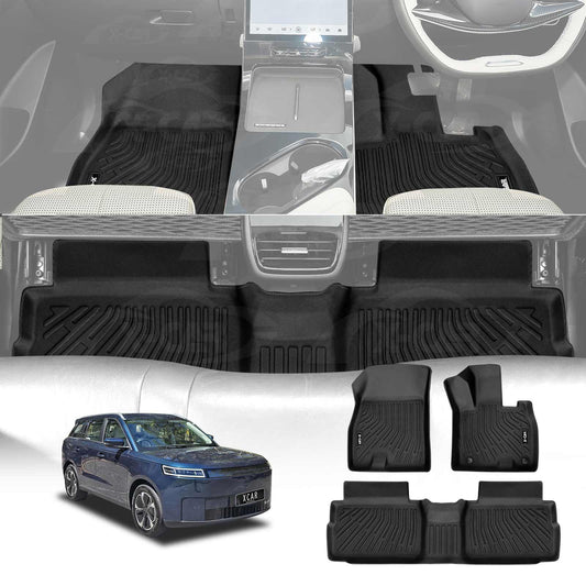 3D Floor Mats for Jaecoo J5 EV Petrol 2025-Onwards Heavy Duty All Weather Car Mats Liner Set