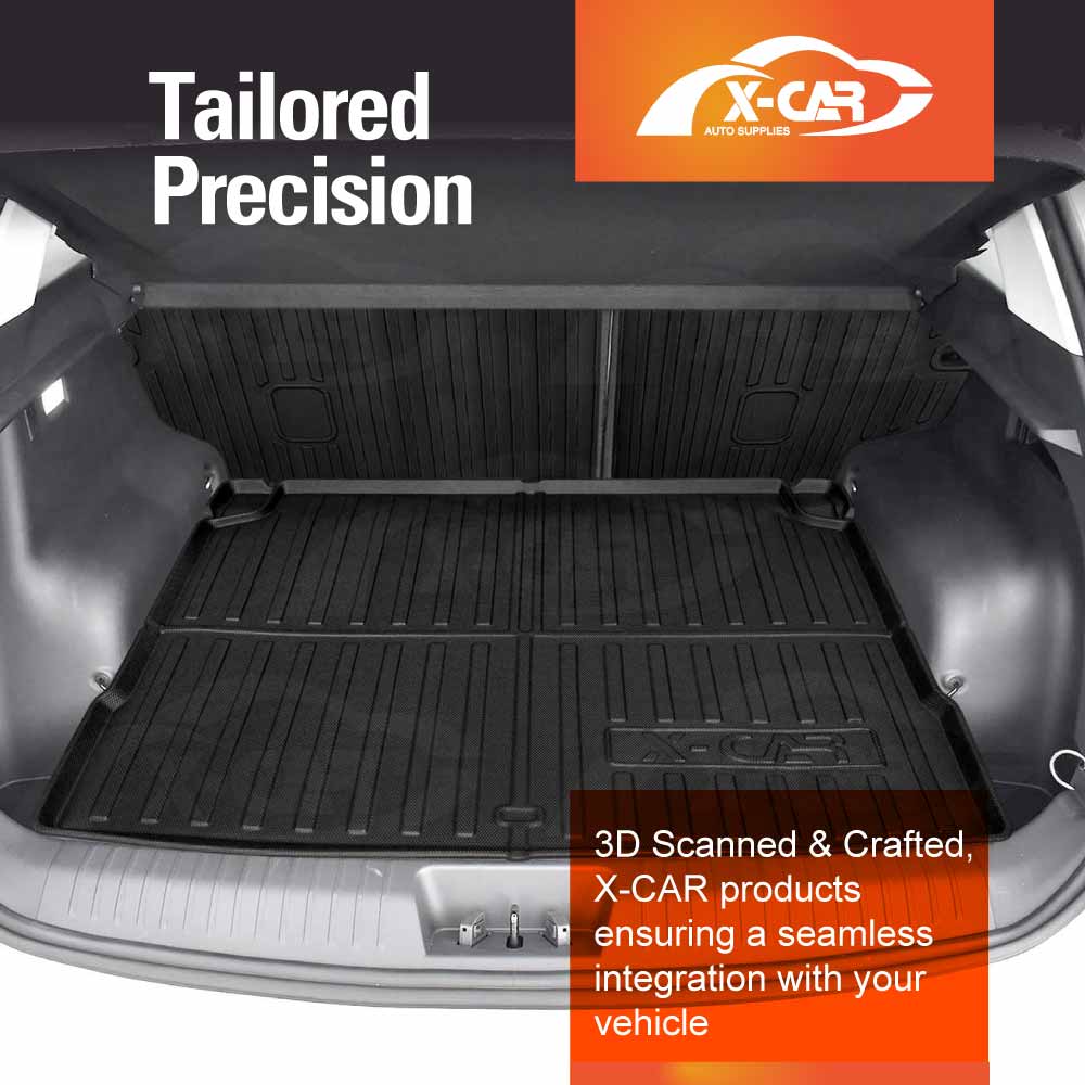 Floor Mats Boot Liner Set for Jaecoo J5 EV Petrol 2025-Onwards All Weather Car Trunk Cargo Kick Back Seat Cover