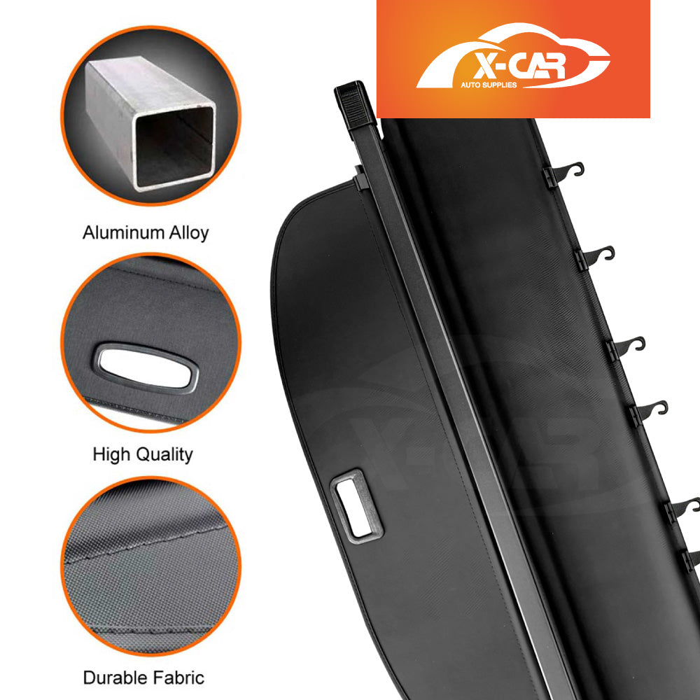 Retractable Cargo Cover for Jeep Cherokee KL Series 2014-2022 Rear Rack Partition Shelter Canvas Trunk Luggage Security Shield Shade