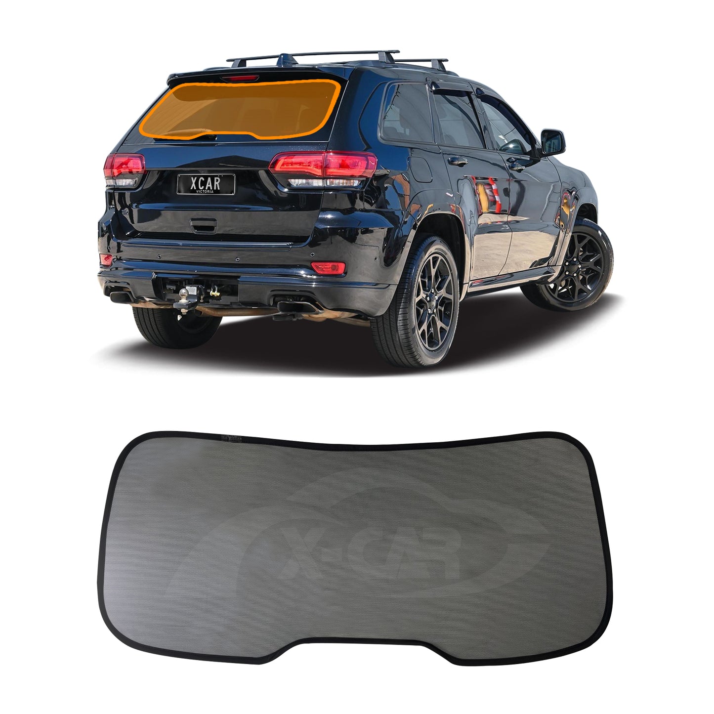 Rear Windscreen Sun Shade for Jeep Grand Cherokee 2011-2021 Car Custom Wind Screen Blind Mesh