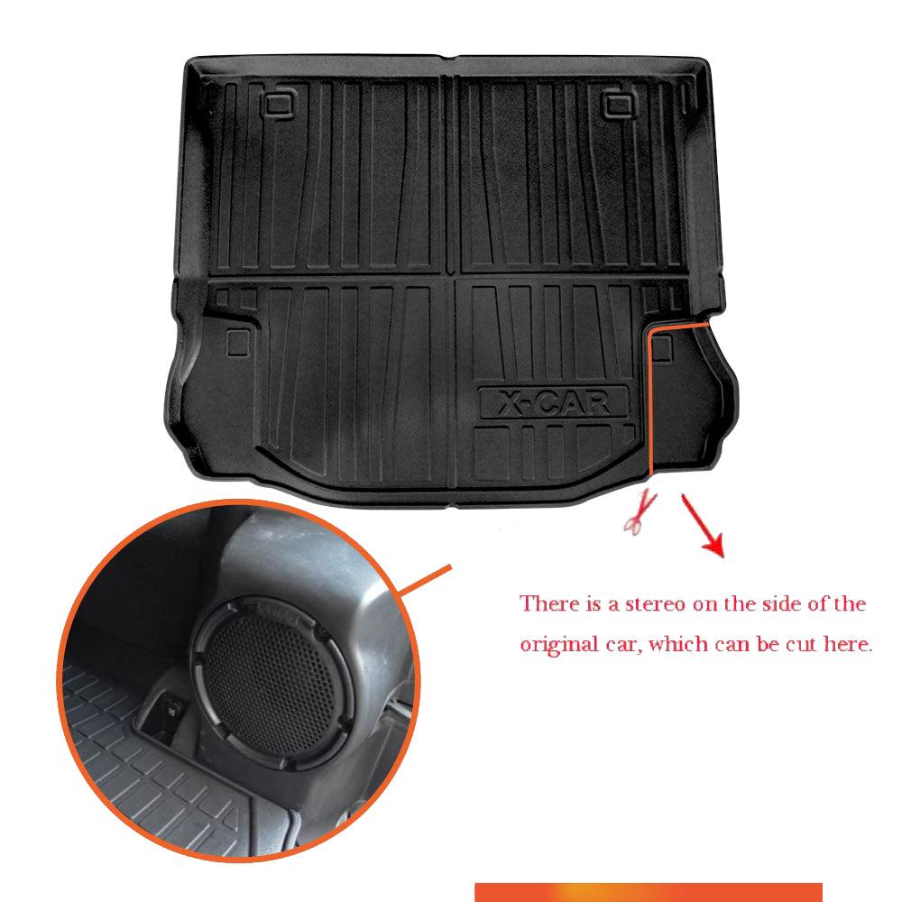 Boot Liner for Jeep Wrangler JK Series 4-Door 2007-2018 All Weather Heavy Duty Cargo Trunk Cover Mat Luggage Tray Car Accessories