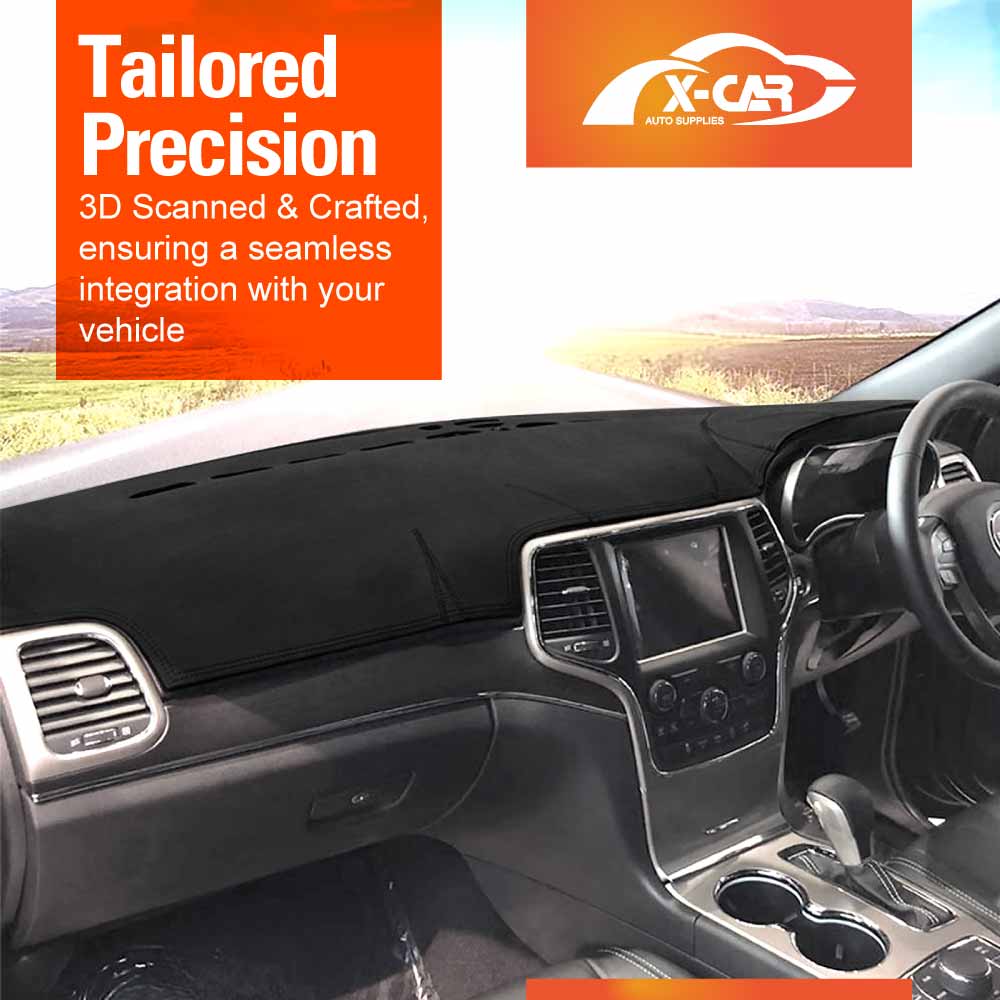 Dash Mat for Jeep Grand Cherokee 2011-2021 Non-Slip Microfiber Pad Cover Interior Accessories